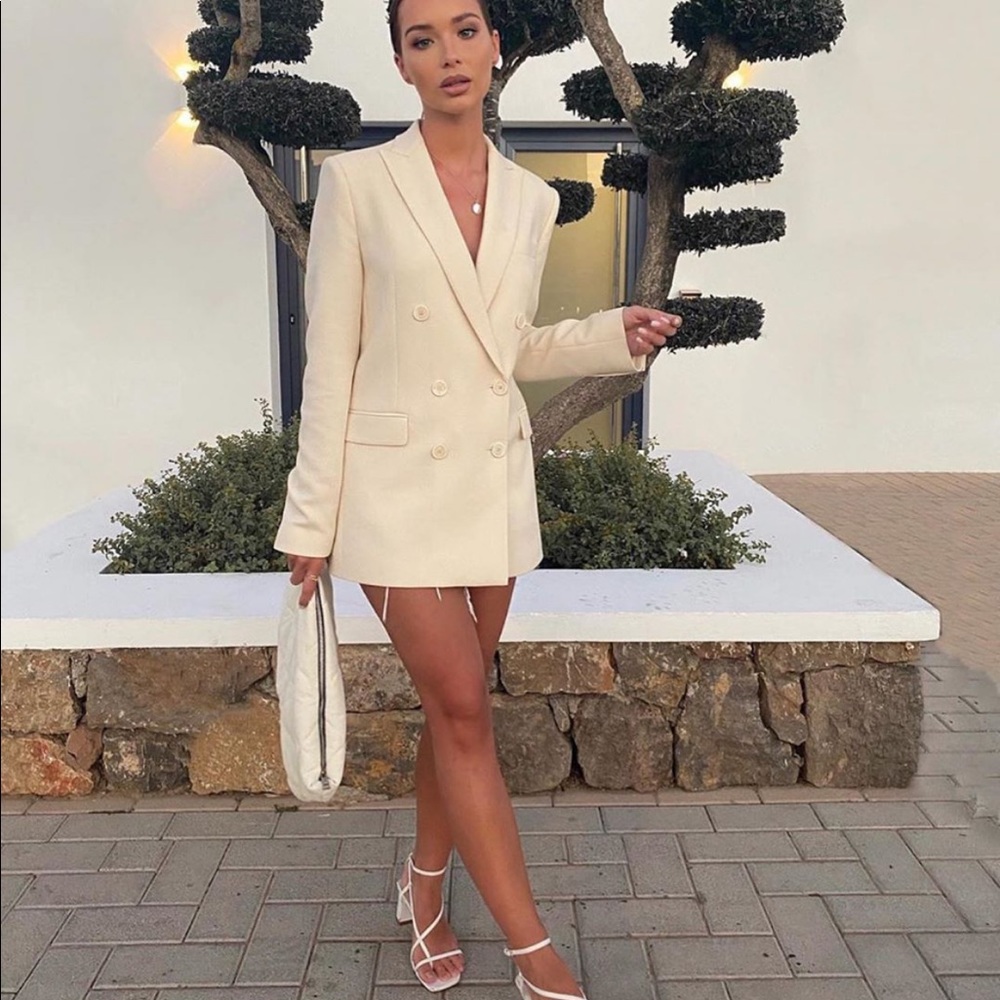 Zara Double Breasted Blazer - Picture 10 of 16